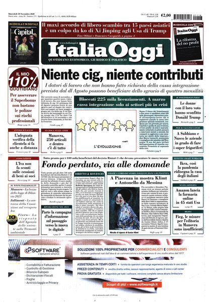 Italia oggi : quotidiano di economia finanza e politica